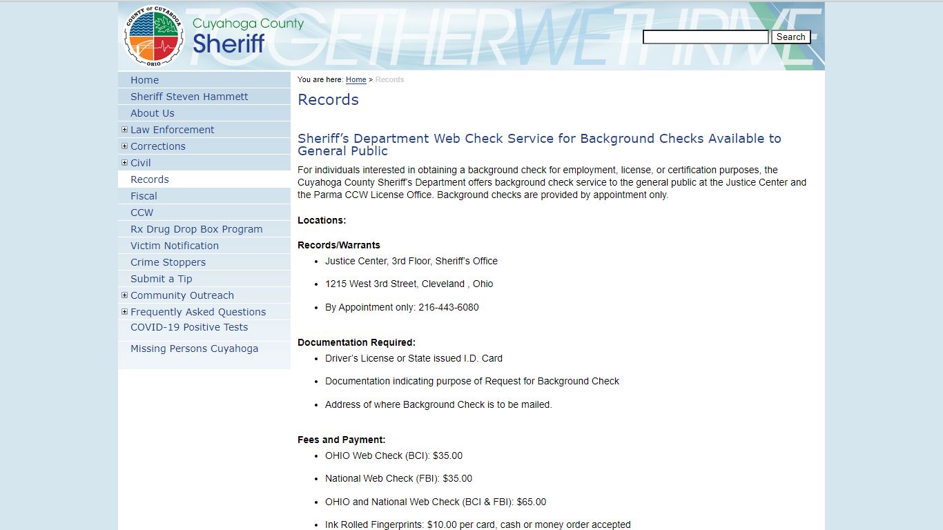 Records - Cuyahoga County Sheriff's Office
